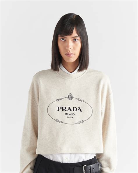 prada fleece sweatshirt